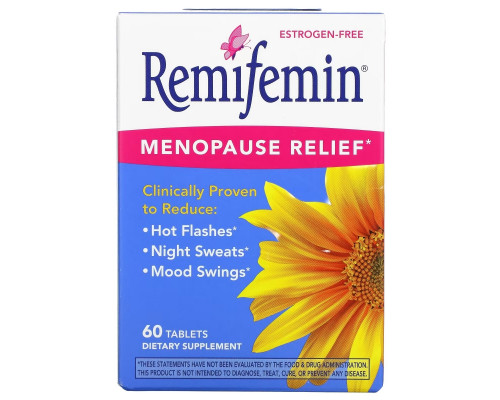Nature's Way, Remifemin, Menopause Relief, 60 Tablets Nature's Way, Remifemin, Menopause Relief, 60 Tablets