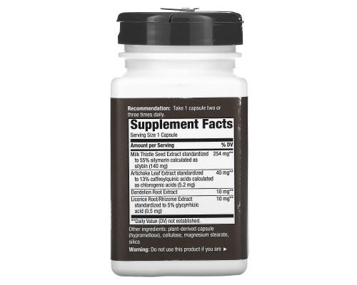 Enzymatic Therapy Молочный чертополох здоровье печени 120 овощных капсул Enzymatic Therapy Молочный чертополох здоровье печени 120 овощных капсул