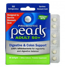 Enzymatic Therapy Пробиотик Pearls для взрослых 50+ 30 капсул