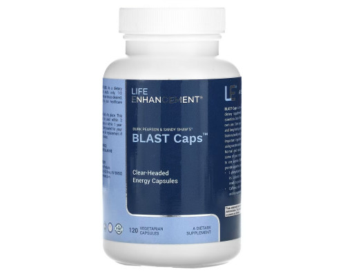 Life Enhancement, Blast Caps, 120 капсул Life Enhancement, Blast Caps, 120 капсул