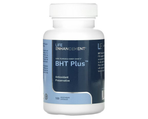 Life Enhancement, BHT+ от Дюка Пирсона и Сэнди Шоу, 100 капсул
