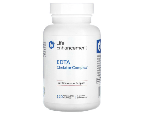 Life Enhancement ЭДТА (EDTA) комплекс с хелатором 120 капсул Life Enhancement ЭДТА (EDTA) комплекс с хелатором 120 капсул