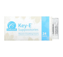 Carlson, Key-E Suppositories, 24 Inserts