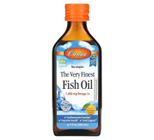 Carlson, The Very Finest Fish Oil, натуральный апельсин, 200 мл (6,7 жидк. Унции)