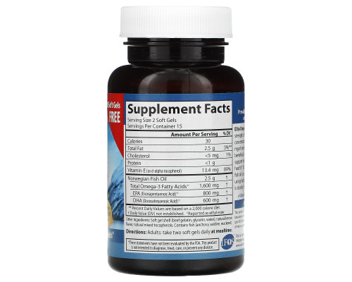 Carlson Labs, Поймано в диких условиях, Elite Omega-3 Gems, со вкусом лимона, 1600 мг, Natural Lemon Flavor, 1,600 mg, 90 + 30 (бесплатных) мягких таблеток Carlson Labs, Поймано в диких условиях, Elite Omega-3 Gems, со вкусом лимона, 1600 мг, Natural Lemon Flavor, 1,600 mg, 90 + 30 (бесплатных) мягких таблеток