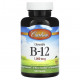 Витамины группы B Carlson, B-12, 1000 мкг, 180 таблеток