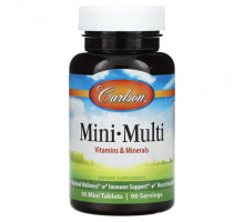 Витаминно-минеральные комплексы Carlson, Mini Multi, 90 мини-таблеток
