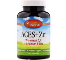 Carlson Labs, Витамины Aces + цинк, 120 мягких капсул