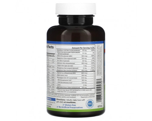 Витаминно-минеральные комплексы Nutra-Support™, Diabetes, 60 Soft Gels Витаминно-минеральные комплексы Nutra-Support™, Diabetes, 60 Soft Gels