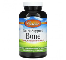 Кальций Carlson, Nutra-Support Bone, 180 мягких таблеток