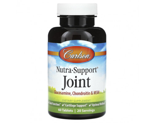 Для мышц и суставов Carlson, Nutra-Support Joint, 60 таблеток Для мышц и суставов Carlson, Nutra-Support Joint, 60 таблеток