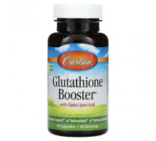 Антиоксиданты Carlson, Glutathione Booster, 60 капсул