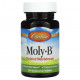 Минералы и микроэлементы Carlson, Moly·B, Молибден, 300 таблеток