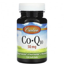 Коэнзим Q10 Carlson, Co-Q10, 120 капсул 120 гелевых капсул