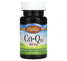 Коэнзим Q10 Carlson, Co-Q10, 100 мг, 30 мягких таблеток