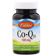 Carlson Labs, Коэнзим Q10, 100 мг, 90 мягких таблеток