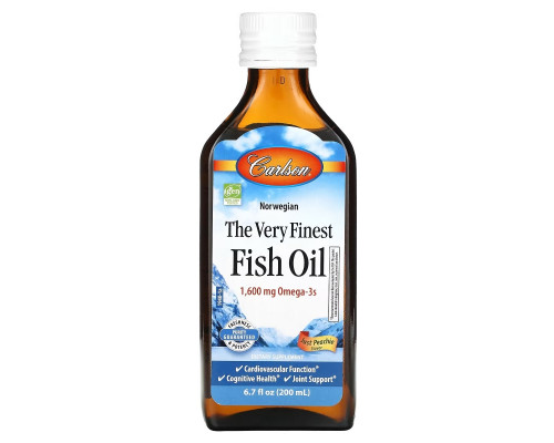 Carlson, The Very Finest Fish Oil, Just Peachie, 1,600 mg, 6.7 fl oz (200 ml) Carlson, The Very Finest Fish Oil, Just Peachie, 1,600 mg, 6.7 fl oz (200 ml)