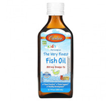 Детское здоровье Carlson, Kid's Norwegian, самый лучший рыбий жир, персиковый вкус, 800 мг, 200 мл (6,7 жидк. унции)
