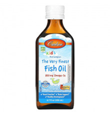 Детское здоровье Carlson, Kid's Norwegian, самый лучший рыбий жир, персиковый вкус, 800 мг, 200 мл (6,7 жидк. унции)