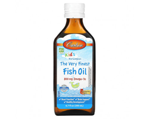 Детское здоровье Carlson, Kid's Norwegian, самый лучший рыбий жир, персиковый вкус, 800 мг, 200 мл (6,7 жидк. унции) Детское здоровье Carlson, Kid's Norwegian, самый лучший рыбий жир, персиковый вкус, 800 мг, 200 мл (6,7 жидк. унции)