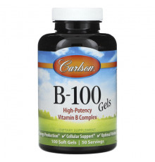 Витамины группы B Carlson, B-100`` 100 мягких таблеток