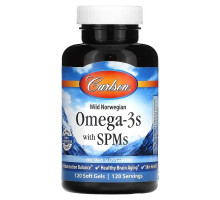 Carlson, Omega-3s with SPMs, 120 Softgels