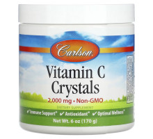 Carlson, Vitamin C Crystals, 2,000 mg, 6 oz (170 g)