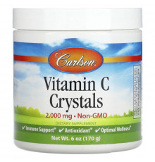 Carlson, Vitamin C Crystals, 2,000 mg, 6 oz (170 g)