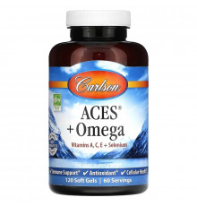 Carlson, ACES + Omega, 120 Softgels
