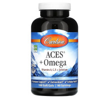 Carlson, ACES + Omega, 180 Softgels