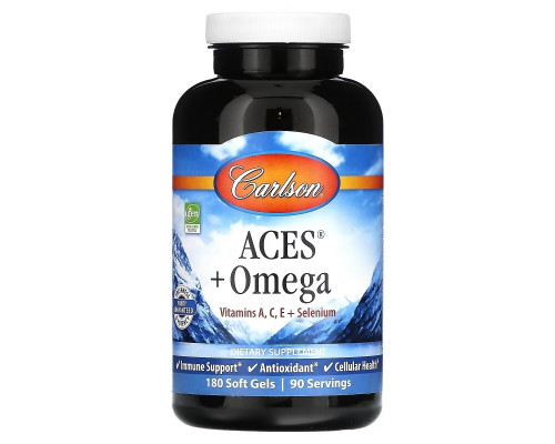Carlson, ACES + Omega, 180 Softgels Carlson, ACES + Omega, 180 Softgels