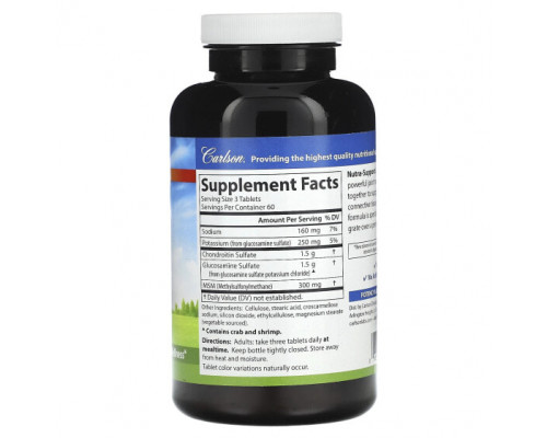 Для мышц и суставов Carlson, Nutra-Support Joint, 180 Tabs Для мышц и суставов Carlson, Nutra-Support Joint, 180 Tabs