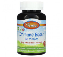 Детское здоровье Carlson, Kids Immune Boost, натуральная вишня, 46 вегетарианских жевательных таблеток