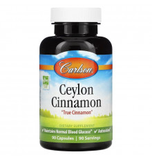 Carlson, Ceylon Cinnamon, 90 Capsules