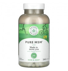 Для мышц и суставов Natural Balance, чистый МСМ, 240 капсул