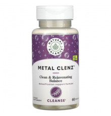 Слабительные, диуретики и средства для очищения организма Natural Balance, Metal Clenz`` 60 вегетарианских капсул