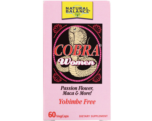 Natural Balance, Cobra Women, 60 VegCaps Natural Balance, Cobra Women, 60 VegCaps