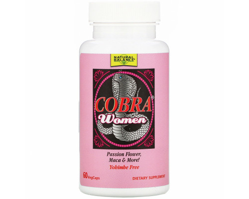 Natural Balance, Cobra Women, 60 VegCaps Natural Balance, Cobra Women, 60 VegCaps