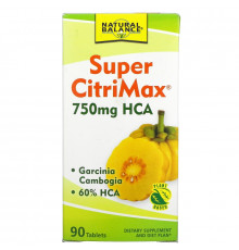 Natural Balance, Super CitriMax, 90 Tablets
