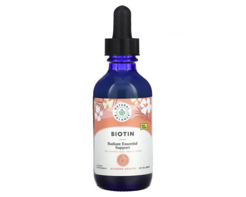 Для волос и ногтей Natural Balance, Liquid Biotin, незаменимая поддержка для сияния кожи, 60 мл (2 жидк. Унции) Для волос и ногтей Natural Balance, Liquid Biotin, незаменимая поддержка для сияния кожи, 60 мл (2 жидк. Унции)