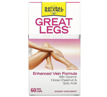 Natural Balance, Great Legs Ultra, Enhanced Vein Formula, 60 Veg Caps