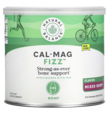 Для мышц и суставов Natural Balance, Cal-Mag Fizz, смесь ягод, 492 г (17,4 унции)