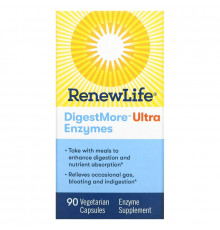 Renew Life, DigestMore Ultra Enzymes, 90 Vegetarian Capsules