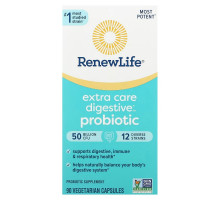 Renew Life, Extra Care, Ultimate Flora Probiotic, 50 Billion Live Cultures, 90 Vegetarian Capsules