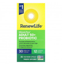 Renew Life, Ultimate Flora, Colon Care Probiotic, 30 Vegetarian Capsules