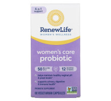 Renew Life, Women's Care Probiotic, 50 Billion CFU, 60 Vegetarian Capsules