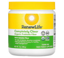 Renew Life, Completely Clear Organic Prebiotic Fiber, 7 oz (198 g)