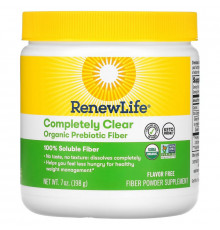 Renew Life, Completely Clear Organic Prebiotic Fiber, 7 oz (198 g)