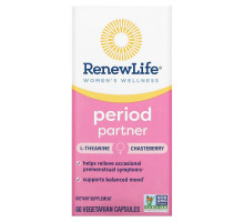 Renew Life, Women's Wellness, Period Partner, 60 Vegetarian Capsules