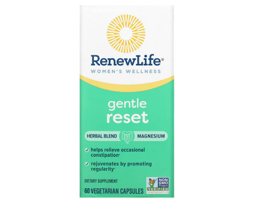 Renew Life, Women's Wellness, Gentle Reset , 60 Vegetarian Capsules Renew Life, Women's Wellness, Gentle Reset , 60 Vegetarian Capsules